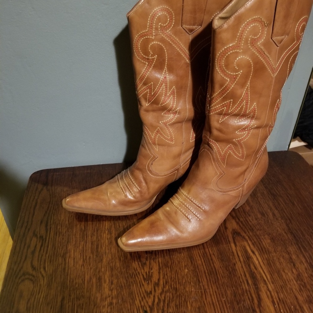 Vintage Ladies Dumond cowboy boots Brazil size 10